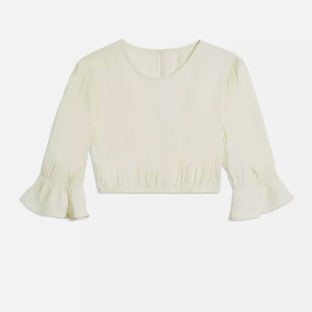 WeWoreWhat Long Sleeve Crop Top